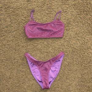 triangl purple swim size small